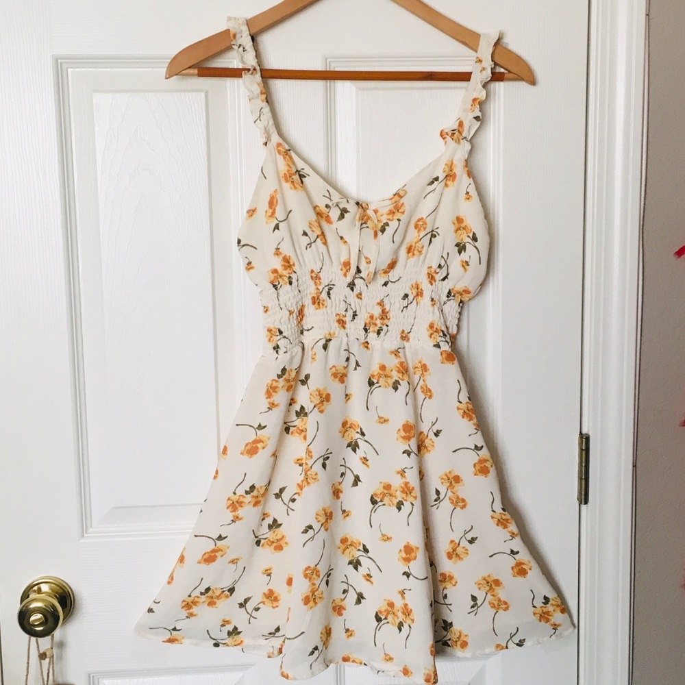 Reformation dress in elyse limonda